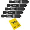 SabreCut 5 x SabreCut SCPZ450_5 Set di punte per cacciavite a percussione PZ4 da 50 mm Single Ended Pozidriv POZI No.4 Heavy Duty
