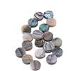 Yibuy 6mm Colorful Abalone Madreperla Shell Fingerboard con materiale inlay per chitarra Confezione da 20