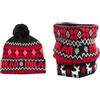 AC Milan Set Box Idea Regalo Natale o Compleanno, 2 prodotti MILAN, Cappello e Scaldacollo, Prodotto Ufficiale MILAN 144006