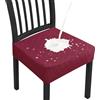 Dioxide Coprisedie Cucina e Sala da Pranzo Tessuto Elasticizzato Morbido e Traspirante, Fodera Rimovibile e Lavabile, Protezione Anti Polvere, Design Elegante e Moderno(Red/Rosso,4PC)