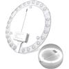 DoRight Modulo ad Anello a LED con Supporto Magnetico 24W Modul LED Plafoniera Bianco Freddo 6000K, ø19,4cm, Set di Conversione per Plafoniere e Applique, Ricambio Della Lampada Fluorescente Circolare