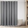 Lkw Ogechi Tenda da Doccia Poliestere Antimuffa Lavabili Grigie, Tende da Bagno Poliestere da 200/220/240, Tende per Doccia Impermeabili da 180/200/240 CM, per Ambienti Umidi (200x240cm)