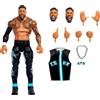 Mattel WWE Ultimate Edition Action Figure & Accessories Set, Jey USO 6 da collezione con teste e mani intercambiabili, 30 punti di articolazione