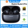 Xiaomi Auricolare Bluetooth wireless Xiaomi Redmi Buds 6 Pro, audio ad alta risoluzione con LDAC, cancellazione attiva del rumore da 55 dB, BT5.3, versione globale - ReBudWhite