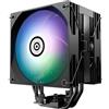 ENERMAX ETS-T41D-ARGB - Radiatore con indicatore di stato digitale, 2 x 120 mm, ARGB PWM-Fan Forward-Reverse Blade, cuscinetti FDB, 4 x 6 mm, verniciati HP|TDP 220W+|incl. Dow Corning TC-5888 |Intel