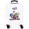 Disney Valise cabine Disney Inside out 2 Couleurs différentes ABS rigide Fermeture à Combinaison latérale 4 roues Doubles Bagage à Main. Joumma Sacs., bianco, Taglia unica, Valigia