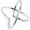 SINGULARU - Anello 4Ever. Regolabile. Argento Sterling 925 con Finitura Placcata Oro 18Kt o Rodio. Taglia Unica. Gioielli per Donna
