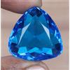 sapphire_hub Anello e ciondolo in pietra preziosa sfusa taglio trilione sfaccettato con to...