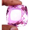 sapphire_hub 4 anelli e pendenti grandi 67,30 ct. in kunzite rosa taglio cuscino pietra pr...
