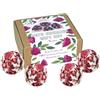 Bomb Cosmetics Set regalo con crema da bagno alla rosa, fatta a mano e naturale, realizzata con burro di cacao e karitè e veri petali di rosa, oli essenziali puri, senza plastica