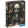Clementoni - Puzzle 1000 Pezzi per Adulti e Ragazzi, Horror Movie Collection, Tema The Nun II - Valak, Poster Incluso, Idea Regalo Halloween Uomo e Donna, Made in Italy, 50x70 cm, 37098