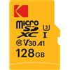 Kodak - Scheda Micro SD 128 GB UHS-I U3 V30 A1 microSDHC/XC - Scheda di memoria Micro SD - Velocità di lettura 95 MB/s Max - Velocità di scrittura 85 MB/s Max - Archiviazione aggiuntiva Dispositivi