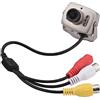 MAGT Mini Telecamera di Sicurezza, 36 × 28 × 36 mm 6 LED Digitale CMOS CCTV per Hotel Casa (Pal)