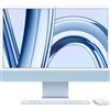 Apple iMac con Retina 24'' Display 4.5K M3 chip con 8‑core CPU e 8‑core GPU, 256GB SSD Blu Imac Custom