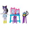 Enchantimals- Postazione Vanity con Bambola di Sage la Puzzola, Cucciolo Caper e Accessori di Bellezza, Giocattolo per Bambini 3+Anni, GJX34