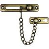 Litensh Serratura a catena per porta in acciaio inossidabile, limitatore interno esterno per porta, serratura di sicurezza per porta, antifurto, colore verde bronzo
