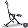GYMFORM Attrezzo Addominali Ab Booster Plus, Macchinario Fitness di Allenamento per Braccia, Addominali, Gambe, Schiena, Glutei. Esercizio Cardio a Casa (computer multifunzionale)