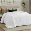 Utopia Bedding - Piumino trapuntato per tutte le stagioni, imbottitura in microfibra da 250 g/mq, inserto trapuntato con linguette angolari Queen Infradito colorati estivi, con finte perline