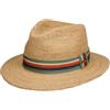 Stetson CAPPELLISHOP Littlefield Cappello Traveller Rigato Multicolore Paglia Rafia Unisex Primavera Estate