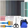 LET'S RESIN Polishing Kit,33Pcs Resin Supplies with Sandpaper,Resin File Kit,Polishing Strips&Blocks,Scissors,Wooden Brush,Cloth, Tools for Jewelry Making Supplies, Silicone Molds