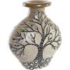AlexandreHouse Vaso in vetro terracotta 30 x 15 x 33,5 albero beige