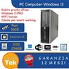 HP PC COMPUTER DESKTOP FISSO RICONDIZIONATO HP WINDOWS 11 COR I5 16GB RAM 256GB SSD