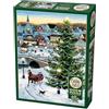 Cobble Hill Puzzle da 1000 pezzi, puzzle con albero del villaggio, poster campione incluso