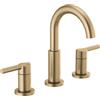 Delta Faucet Nicoli Rubinetto da bagno diffuso a 3 fori, rubinetto per lavabo da bagno dorato, gruppo di scarico, bronzo champagne 35749LF-CZ