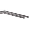 hansgrohe AddStoris - Portasciugamani bagno a due bracci, portasciugamani doppio per montaggio a parete, fissaggio nascosto, accessori bagno, cromo nero spazzolato, 41770340