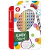 STABILO Pastelli colorati Easycolors - diametro mina 4,20 mm - per destrorsi - colori assortiti - Stabilo - astuccio 12 pezzi (unità vendita 1 pz.)