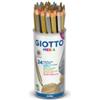 GIOTTO Pastelli Mega - diametro mina 5,5 mm - oro-argento - Giotto - barattolo 24 pezzi (unità vendita 1 pz.)