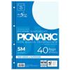 PIGNA Ricambi forati rinforzati Pignaric - A4 - 5mm - 80gr - Pigna - conf. 40 pezzi (unità vendita 1 pz.)
