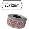 PRINTEX Rotolo da 1000 etichette a onda per Printex Smart 8-2612 - 26x12 mm - adesivo permanente - bianco - Printex - pack 10 rotoli (unità vendita 1 pz.)