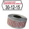Printex - pack 10 rotoli Rotolo da 1000 etichette a onda per Printex Smart 8-2612 - DA CONSUMARSI - 26x12 mm - adesivo permanente - bianco - (unità vendita 1 pz.)