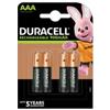 DURACELL Pila ministilo AAA - 1,2V - Precharged - ricaricabili - Duracell - blister 4 pezzi (unità vendita 1 pz.)