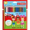 STABILO Pastelli Stabilo Color - diametro mina 2, 5 mm - Stabilo - astuccio 24 pezzi (unità vendita 1 pz.)