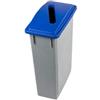 Medial Contenitore Office 90 Lt - con feritoia per carta - 29,5x52x83,5 cm - grigio-blu - Medial (unità vendita 1 pz.)