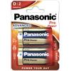 PANASONIC Pila torcia - D - LR20 - ProPower - Panasonic - blister 2 pezzi (unità vendita 1 pz.)