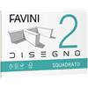 FAVINI Album Favini 2 - 33 x 48 cm - 110 gr - 10 fogli - liscio squadrato - Favini (unità vendita 5 pz.)