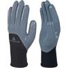 DELTAPLUS Guanti per protezione meccanica VE715GR - maglia di poliestere - palmo nitrile - taglia 08 - grigio - Deltaplus (unità vendita 1 pz.)