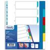 FAVORIT Divisori Neutri a 6 tacche - PP - A4 maxi - colori assortiti - Favorit (unità vendita 1 pz.)