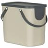 ROTHO Pattumiera Albula - 25 L - cappuccino - Rotho (unità vendita 1 pz.)