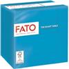 FATO Tovagliolo - carta - 24 x 24 cm - 2 veli - turchese - Fato - conf. 100 pezzi (unità vendita 1 pz.)