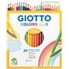 GIOTTO Pastelli colorati Colors 3.0 - diametro mina 3 mm - Giotto - astuccio 24 pezzi (unità vendita 1 pz.)