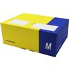 BLASETTI Scatola automontante per ecommerce PICK&Post - M - 36 x 24 x 12 cm - giallo-blu - Blasetti (unità vendita 1 pz.)