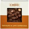 D. Barbero Tavoletta di cioccolato con nocciole - al latte - 120 gr - Barbero (unità vendita 1 pz.)
