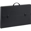 FAVORIT Valigetta polionda Total Black - 37 x 60 cm - dorso rigido 5 cm - PPL - nero - Favorit (unità vendita 1 pz.)