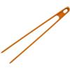 Fackelmann Pinza multiuso in silicone, 29 x 4 x 1,5 cm, Soft Collection, (colore: nero o arancione), quantità: 1 pezzo.