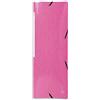 Exacompta - Ref. 55824E - 1 cartella elastica Iderama - tasca a 3 lembi Maxi Capacity - in cartoncino lucido plastificato 425 g/m2 - formato 24 x 32 cm per formato A4 - colore rosa