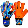 Renegade GK Fury Siege Guanti da Portiere Con Pro-Tek Protezione Dito| 4mm Giga Grip e 4mm Duratek | Guanti Portiere Calcio Bambino (Taglia 7, Gioventù, Roll Hybrid Cut, Level 4)